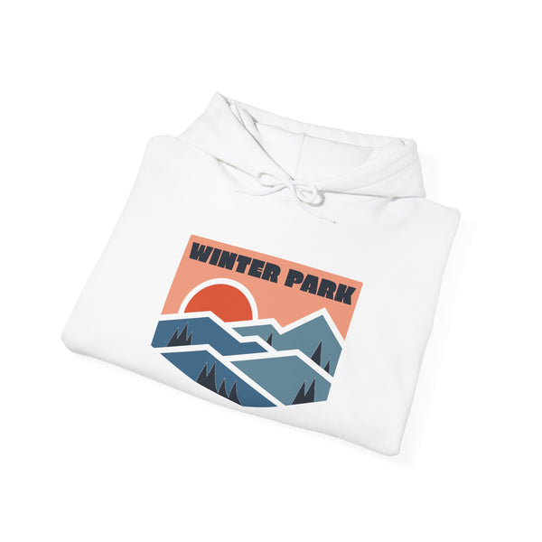 Winter Park, Colorado Hoodie - Unisex Mountain Winter Park Hoodie Graphic Sweatshirt