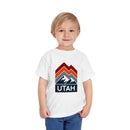 Utah Toddler T-Shirt - Retro Palm Tree Unisex Toddler Utah Shirt-10