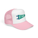 Ottawa, Ontario Pennant Trucker Hat — Retro Flag Foam Cap-8