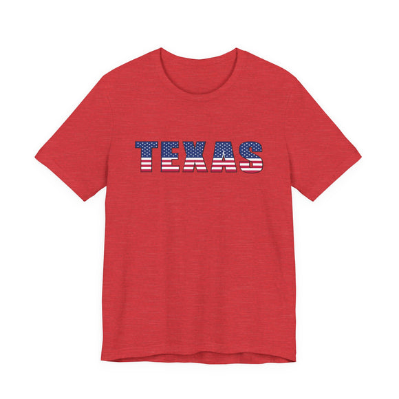 Texas T-shirt - Patriotic USA Stars Stripes Shirt