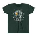 Burlington, Vermont Youth Shirt - Retro Mountain Burlington Kid's T-Shirt-4