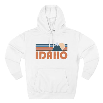 Idaho Hoodie - Retro Mountain Unisex Sweatshirt - 0