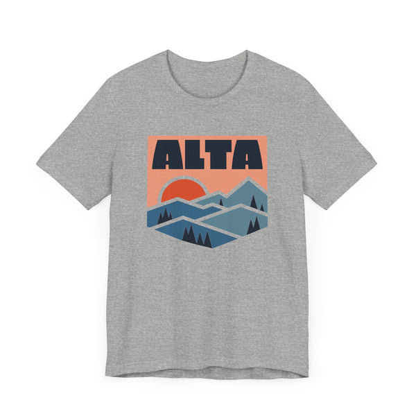 Alta, Utah T Shirt - Retro Graphic Tee
