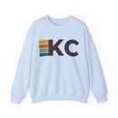 Kansas City, Missouri KC Retro Stripe Sweatshirt-4