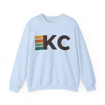 Buy light-blue Kansas City, Missouri KC Retro Stripe Sweatshirt