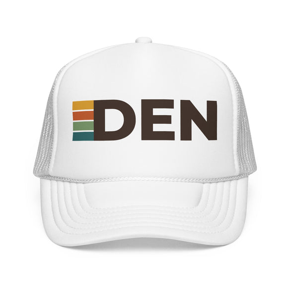 Denver, Colorado Trucker Hat - DEN Abbr retro cap