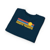 Puerto Vallarta, Mexico Toddler Sweatshirt - Retro Sun Puerto Vallarta Toddler Crewneck Sweatshirt