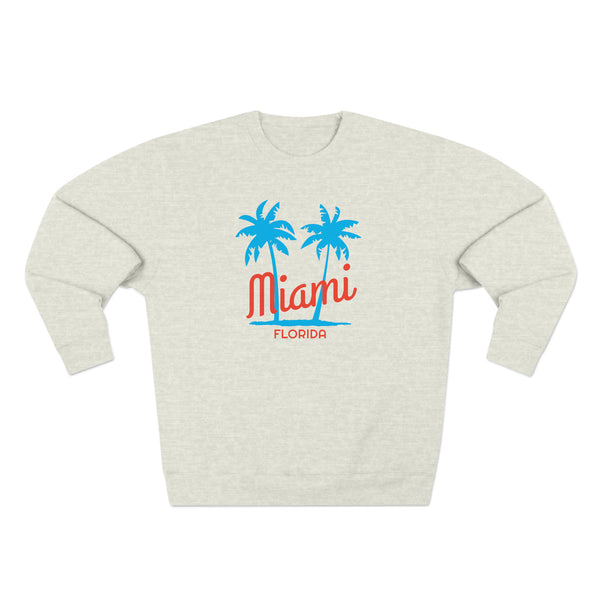 Premium Miami, Florida Sweatshirt - Retro Unisex Sweatshirt