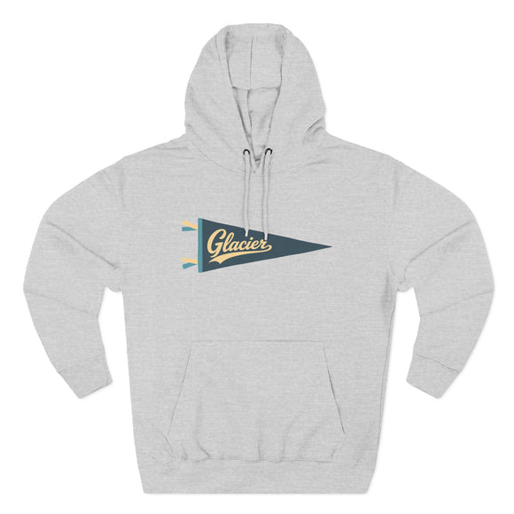 Premium Glacier National Park Fleece Hoodie