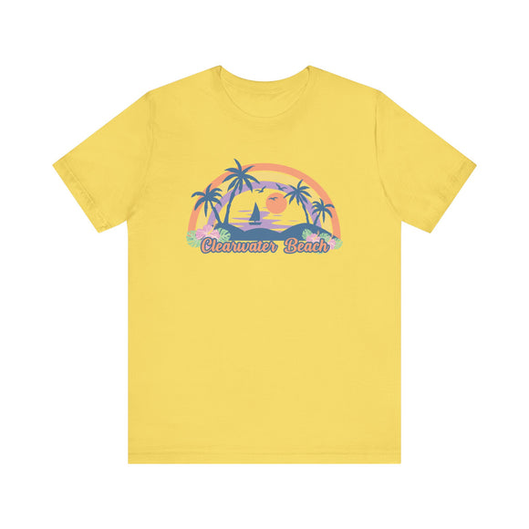 Clearwater Beach, Florida T-Shirt - Retro Beach Unisex Clearwater Beach Shirt