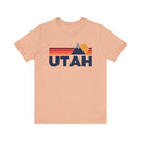 Retro Utah T-shirt, Mountain Tee, Vintage Utah Unisex Jersey Shirt, Outdoor Hiking Apparel-4