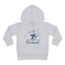 Vermont Toddler Hoodie - Unisex Vintage Skiing Vermont Sweatshirt-2