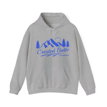 Crested Butte, Colorado Hoodie - Unisex Mountain Crested Butte Hoodie Sweatshirt - 0