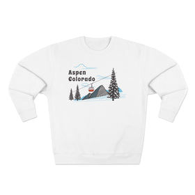 Premium Aspen Colorado Sweatshirt Unisex Crewneck, Premium Sweatshirt, Crewneck Jumper, Ski Resort Apparel