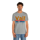 Vail, Colorado Shirt - Mountain Sunset Unisex Vail T-Shirt-24
