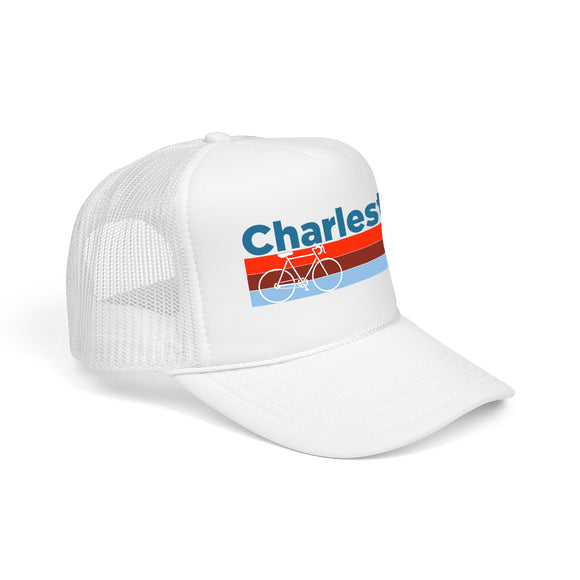 Charleston, South Carolina Trucker Hat - Foam Charleston Bike Cap