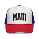 Maui, Hawaii Collegiate Style Trucker Hat-1