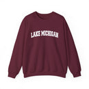 Lake Michigan Sweatshirt - Unisex Graphic Crewneck-2