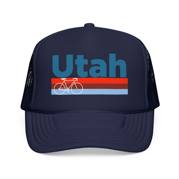 Utah Trucker Hat - Foam Utah Bike Cap
