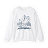 Montana Sweatshirt - Mountain Illustration Graphic Crewneck
