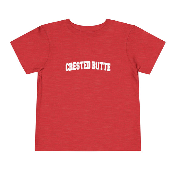 Crested Butte, Colorado Toddler Graphic Tee - Kids Crested Butte Vacation T-Shirt