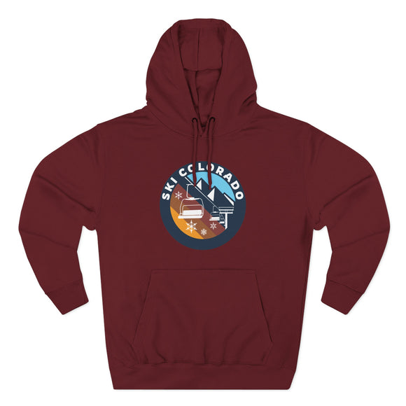 Premium Colorado Ski Lift Hoodie