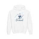 Vermont Youth Hoodie - Snow Ski Kids Vermont Hooded Sweatshirt-1