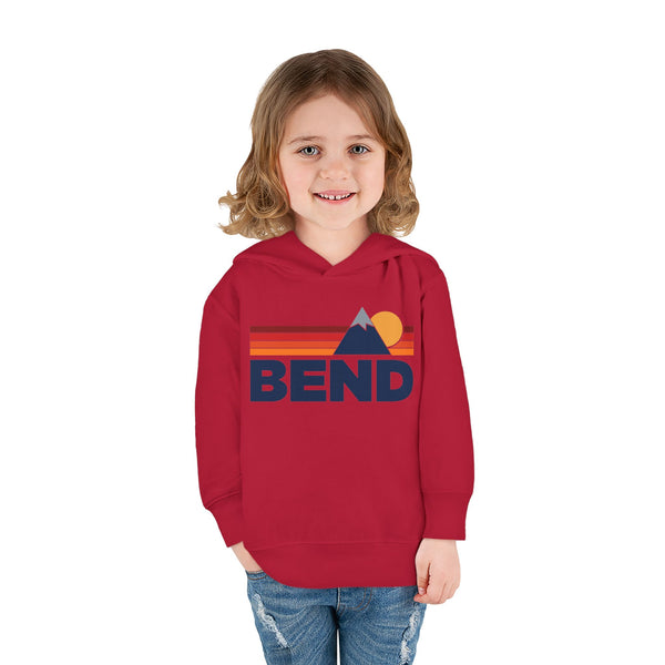 Bend, Oregon Toddler Hoodie - Unisex Mountain Bend Pullover Sweatshirt, Kids Hooded Jumper, Oregon Souvenir