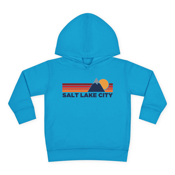 Salt Lake City, Utah Toddler Hoodie - Unisex Mountain Salt Lake City Pullover Sweatshirt, Kids Hooded Jumper, Utah Souvenir