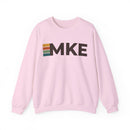 Milwaukee, Wisconsin MKE Retro Stripe Sweatshirt-5