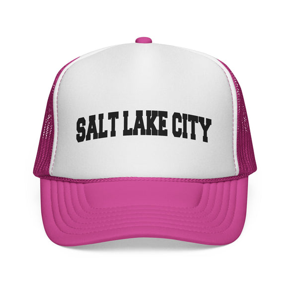 Salt Lake City, Utah Collegiate Style Trucker Hat
