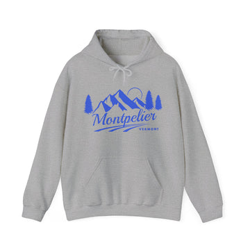 Montpelier, Vermont Hoodie - Unisex Mountain Montpelier Hoodie Sweatshirt - 0