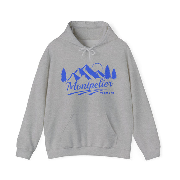 Montpelier, Vermont Hoodie - Unisex Mountain Montpelier Hoodie Sweatshirt