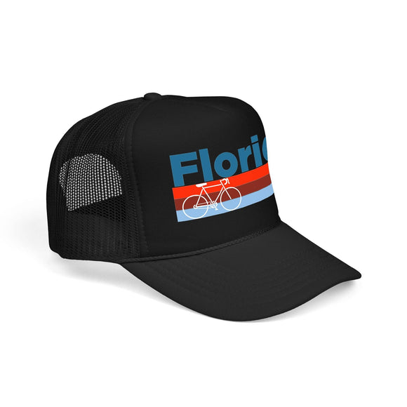 Kids Florida Trucker Hat Foam Bike - Youth Snapback Cap