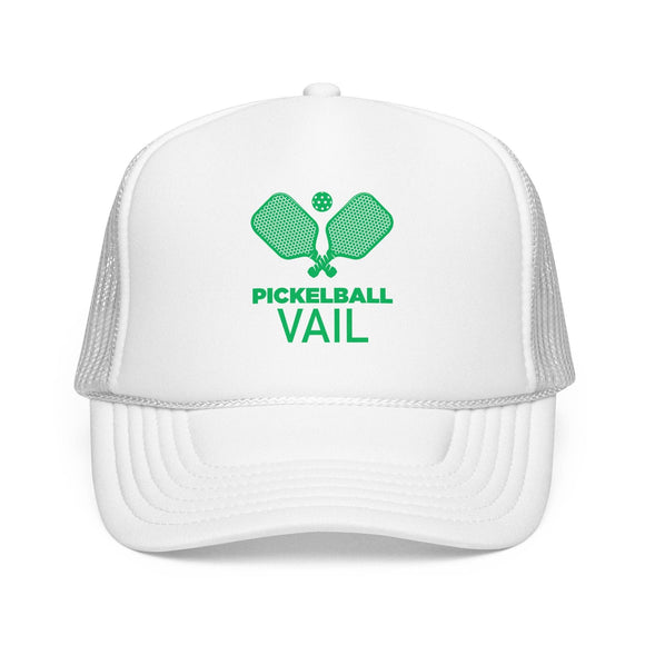 Kids Vail, Colorado Pickleball Trucker Hat - Youth Snapback