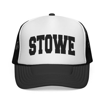 Stowe, Vermont Collegiate Style Trucker Hat - 0