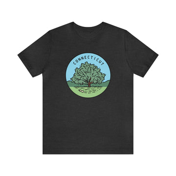 Buy dark-grey-heather Connecticut T-Shirt - Unisex Connecticut Shirt