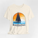 Nantucket, Massachusetts T Shirt - Sailboat Tee-11