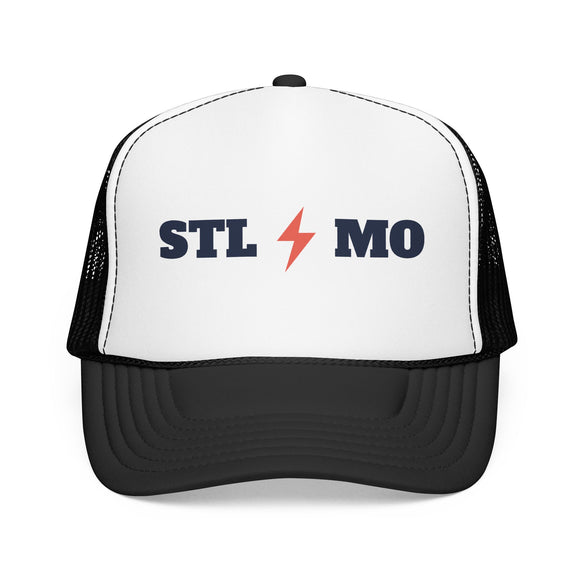 St. Louis, Missouri Retro Trucker Hat - Lightning Foam Cap