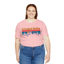 Crested Butte, Colorado Shirt - Mountain Sunset Unisex Crested Butte T-Shirt-115