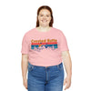 Crested Butte, Colorado Shirt - Mountain Sunset Unisex Crested Butte T-Shirt