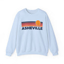Asheville, North Carolina Sweatshirt Retro Sun Unisex - Asheville Vintage Inspired Warm Pullover Jumper-4