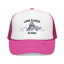 Lake Placid, New York Ski Babe Trucker Hat — Foam Mesh Cap-2