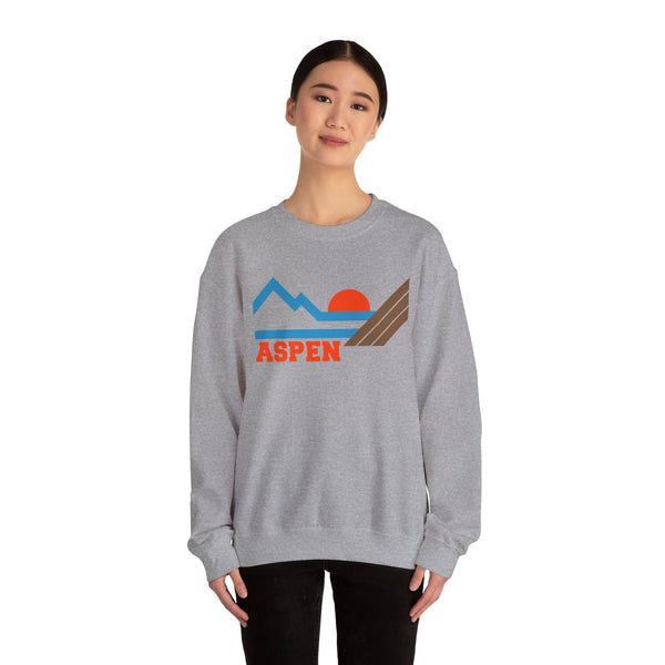 Aspen, Colorado Sweatshirt - Mountain Aspen Crewneck Sweatshirt