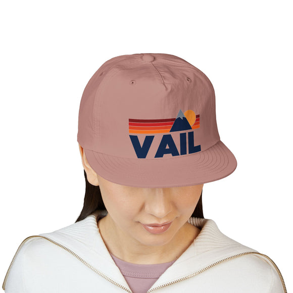 Vail, Colorado Mountain Surf Cap | Retro Light Weight Cap
