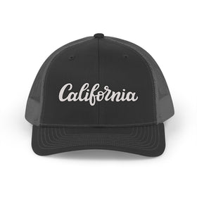 California Snapback Trucker Cap - Embroidered California Hat