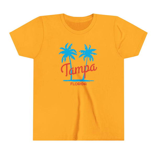 Tampa, Florida Youth Shirt - Retro Palm Tree Tampa Kid's T-Shirt