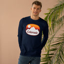 Colorado Mens Base Long-sleeve Tee - Retro Ombre Heavy Weight Long Sleeve T-shirt-15