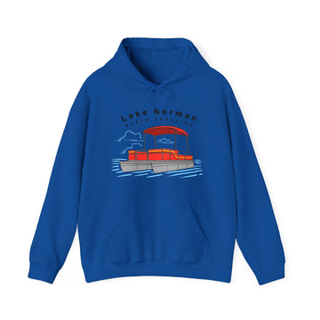 Buy royal Lake Norman, North Carolina Hoodie - Unisex Ski Lift Lake Norman