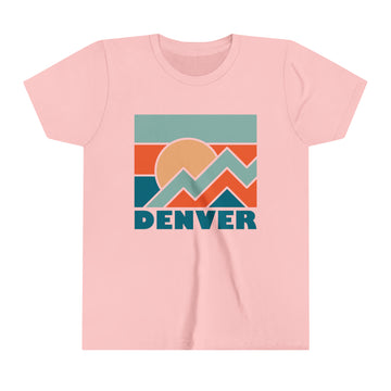 Buy pink Denver, Colorado Youth T-Shirt - Kids Denver Shirt